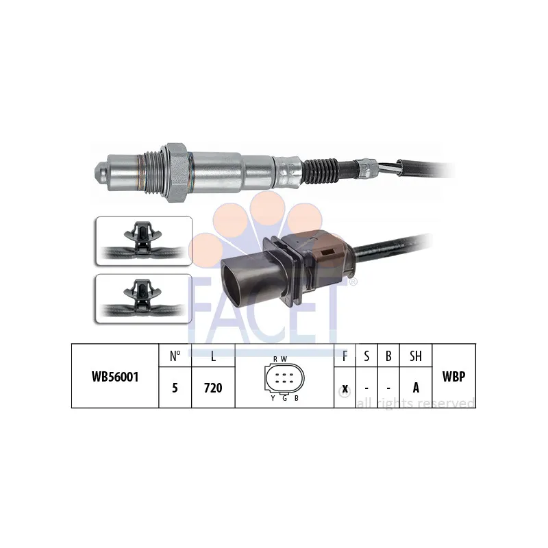 Sonde lambda FACET 10.8421