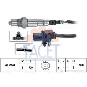 Sonde lambda FACET 10.8441