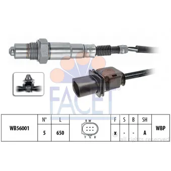 Sonde lambda FACET 10.8455