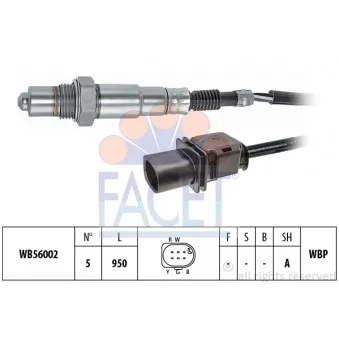 Sonde lambda FACET 10.8486