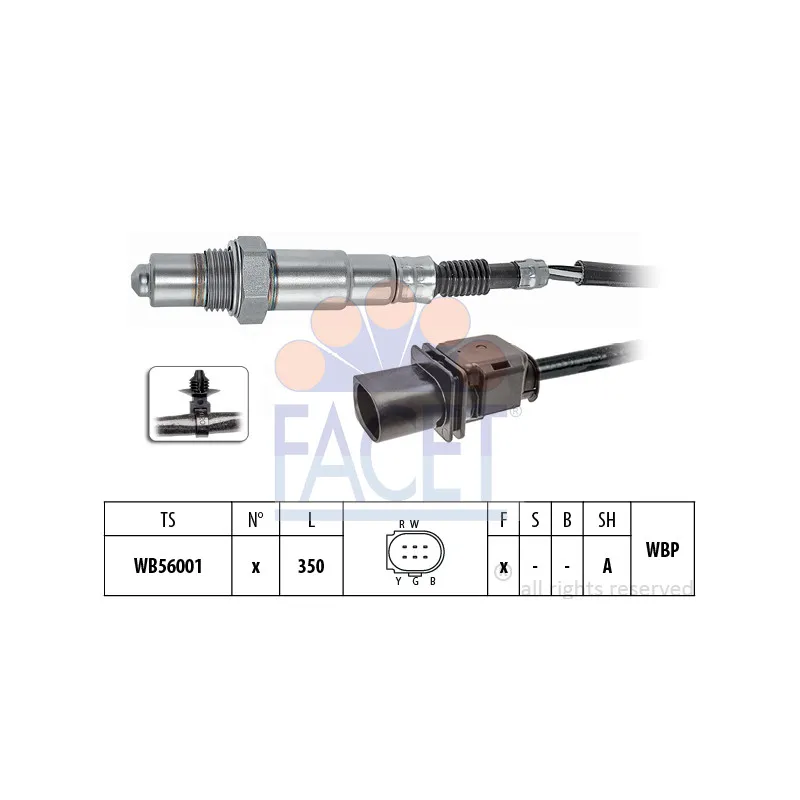 Sonde lambda FACET 10.8494