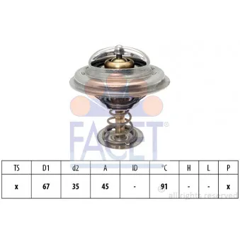 Thermostat d'eau FACET 7.7989