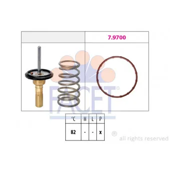 Thermostat d'eau FACET 7.8992