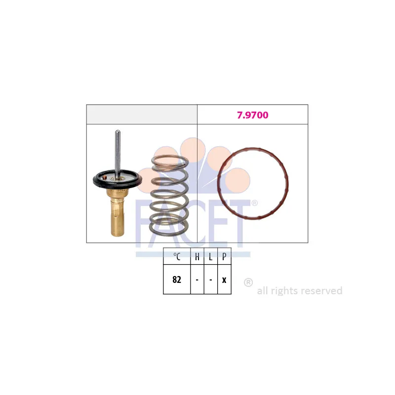 Thermostat d'eau FACET 7.8992