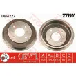 Tambour de frein TRW DB4227 - Visuel 1