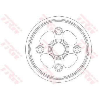 Tambour de frein TRW DB4555