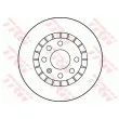 Jeu de 2 disques de frein avant TRW DF1625 - Visuel 2