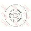 Jeu de 2 disques de frein avant TRW DF4100 - Visuel 2