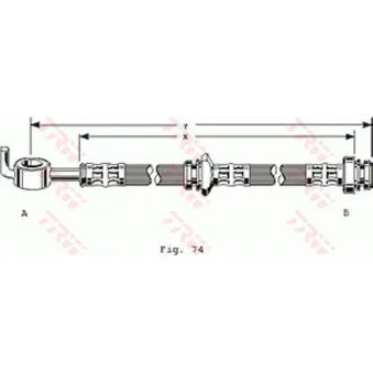 Flexible de frein TRW PHD163