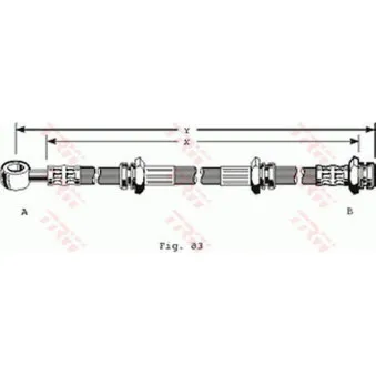 Flexible de frein TRW PHD171