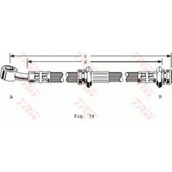 Flexible de frein TRW PHD174