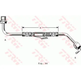 Flexible de frein TRW PHD249