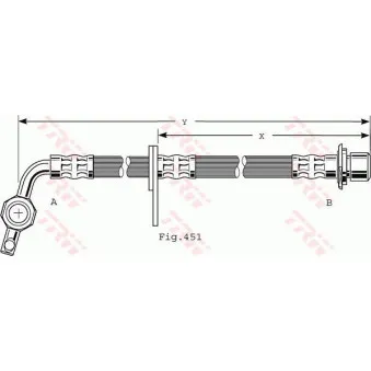 Flexible de frein TRW PHD477