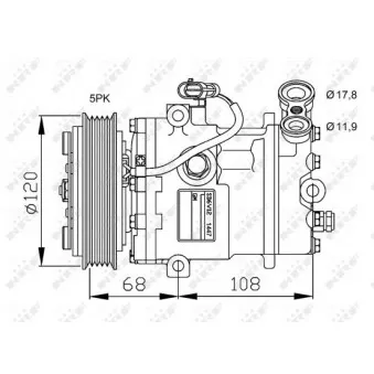 Compresseur, climatisation NRF 32775