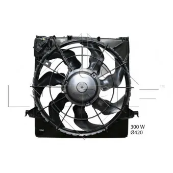 Ventilateur, refroidissement du moteur NRF 47730