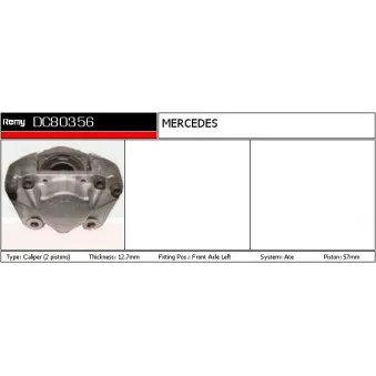 Étrier de frein REMY DC80356