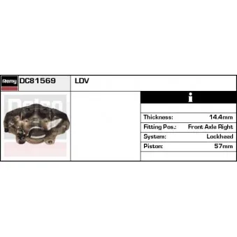 Étrier de frein REMY DC81569