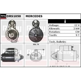 Démarreur REMY DRS1050