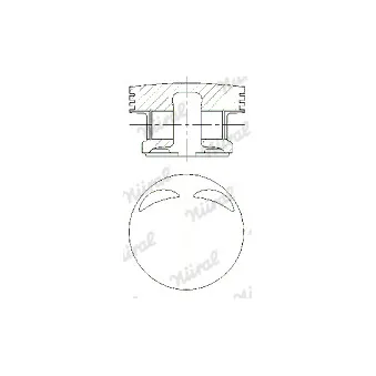 Piston NÜRAL 87-109100-00