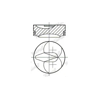 Piston NÜRAL 87-287107-30