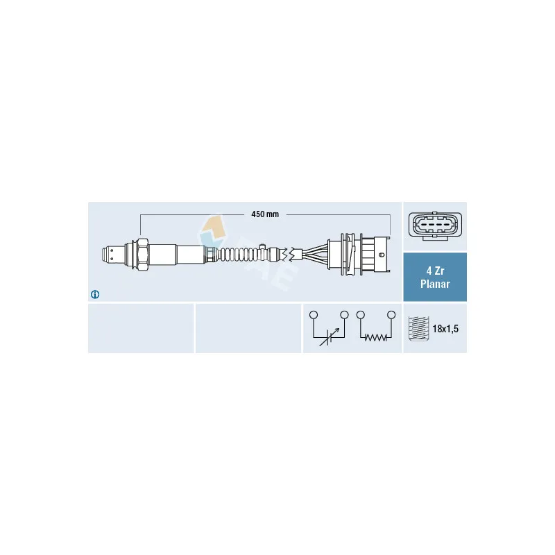 Sonde lambda FAE 77648