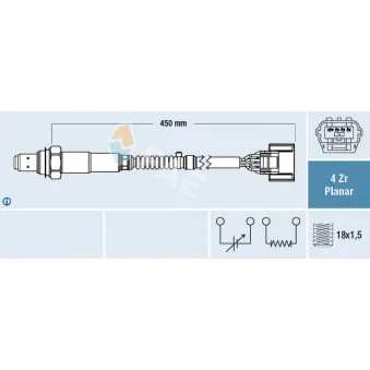 Sonde lambda FAE 77649