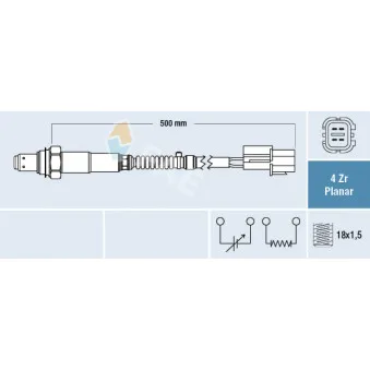 Sonde lambda FAE 77680