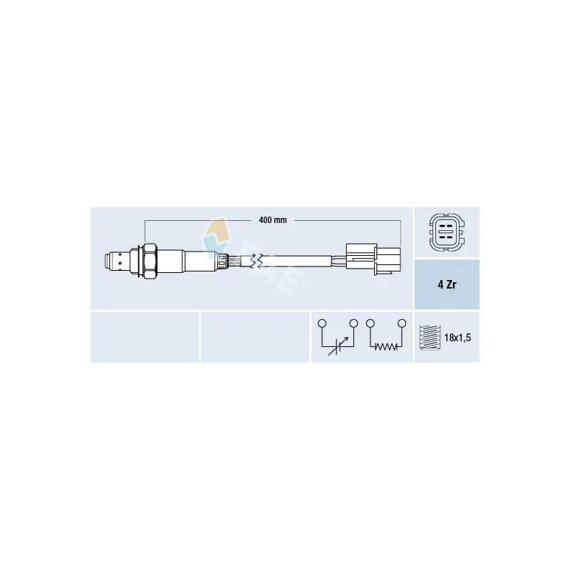 Sonde lambda FAE 77682