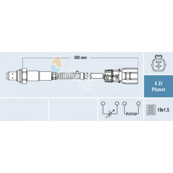 Sonde lambda FAE 77683