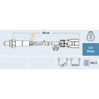 Sonde lambda FAE 77694