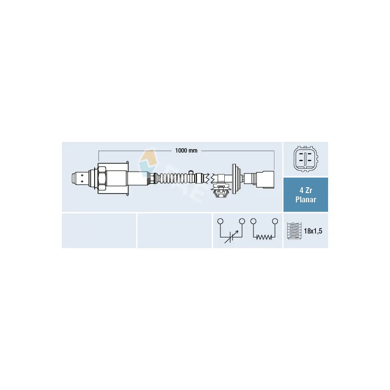 Sonde lambda FAE 77703