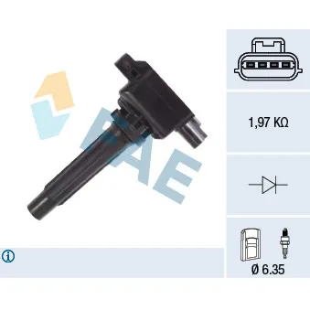 Bobine d'allumage FAE 80386