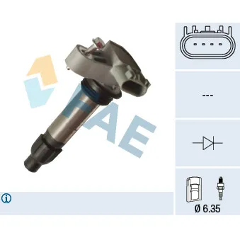 Bobine d'allumage FAE 80388
