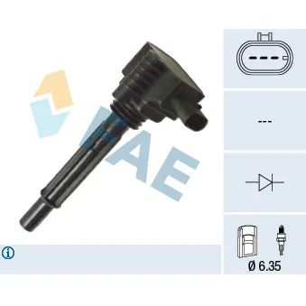 Bobine d'allumage FAE 80390