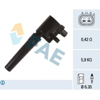 Bobine d'allumage FAE 80400