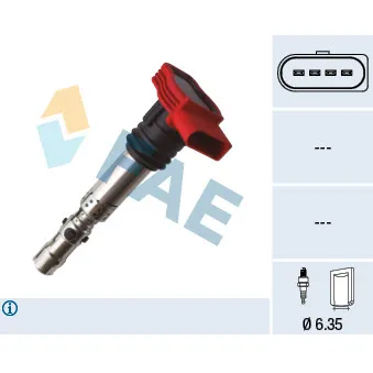 Bobine d'allumage FAE 80446