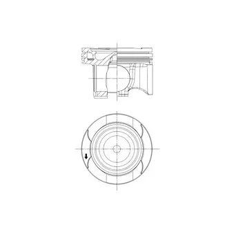 Piston KOLBENSCHMIDT 41829600