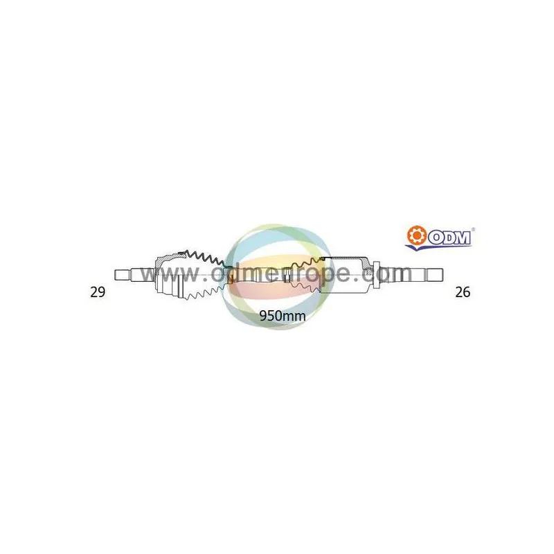 Arbre de transmission ODM-MULTIPARTS 18-062890