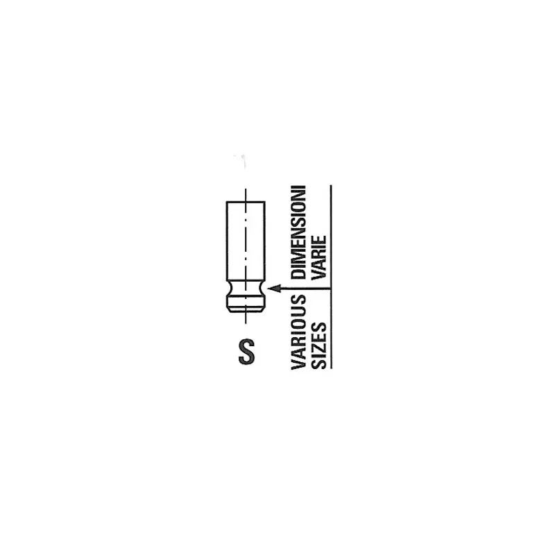 Soupape d'admission FRECCIA R7065/SARNT