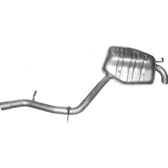 Silencieux arrière arrière droit POLMO 13.51