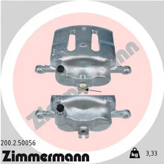 Étrier de frein avant droit ZIMMERMANN 200.2.50056