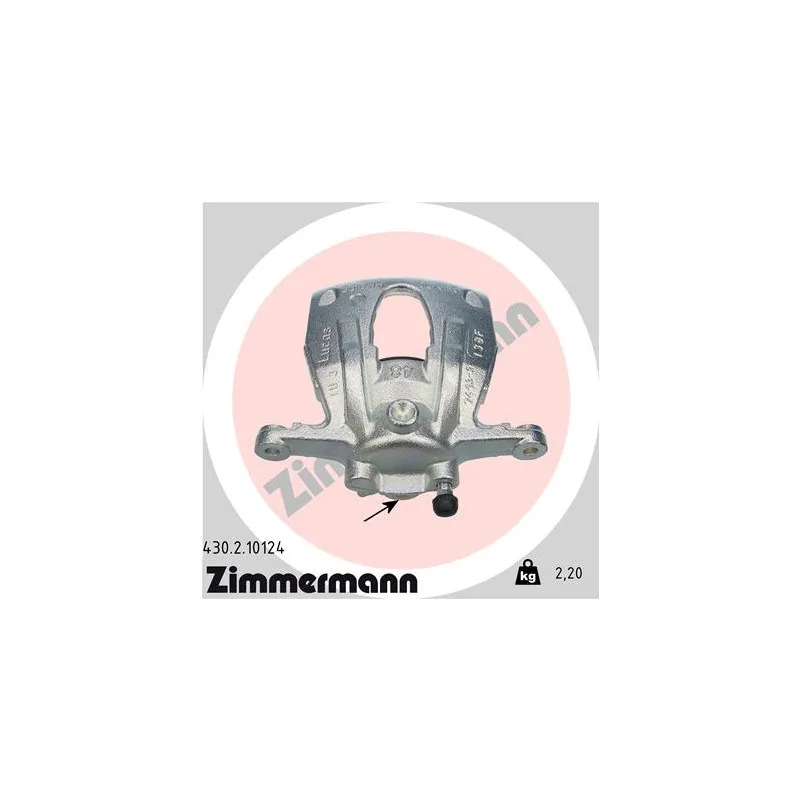 Étrier de frein avant droit ZIMMERMANN 430.2.10124