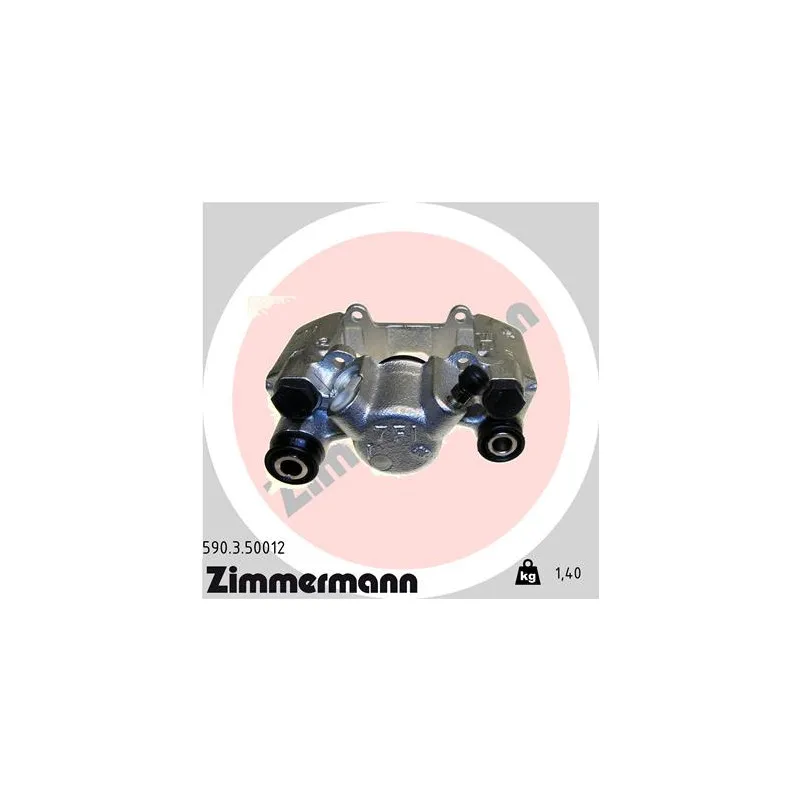 Étrier de frein arrière gauche ZIMMERMANN 590.3.50012