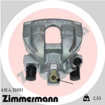 Étrier de frein arrière droit ZIMMERMANN 610.4.30001