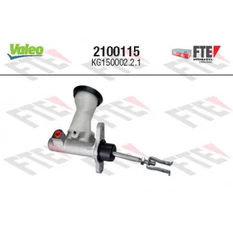 Cylindre émetteur, embrayage VALEO 2100115