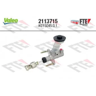 Cylindre émetteur, embrayage VALEO 2113715