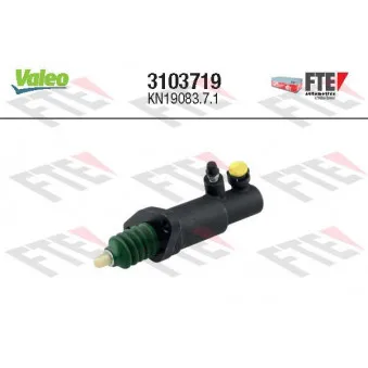 Cylindre récepteur, embrayage VALEO 3103719