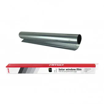 Film solaire pour vitres argent foncé 0,75x3m (15%) AMIO 01659