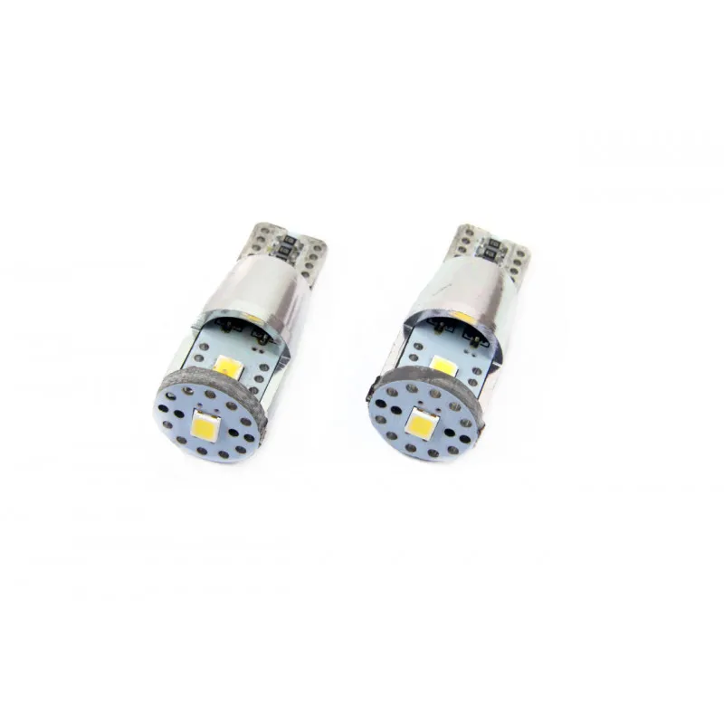 LED CANBUS 3SMD 2835 T10e (W5W) ALU Blanc 12V / 24V AMIO 01637