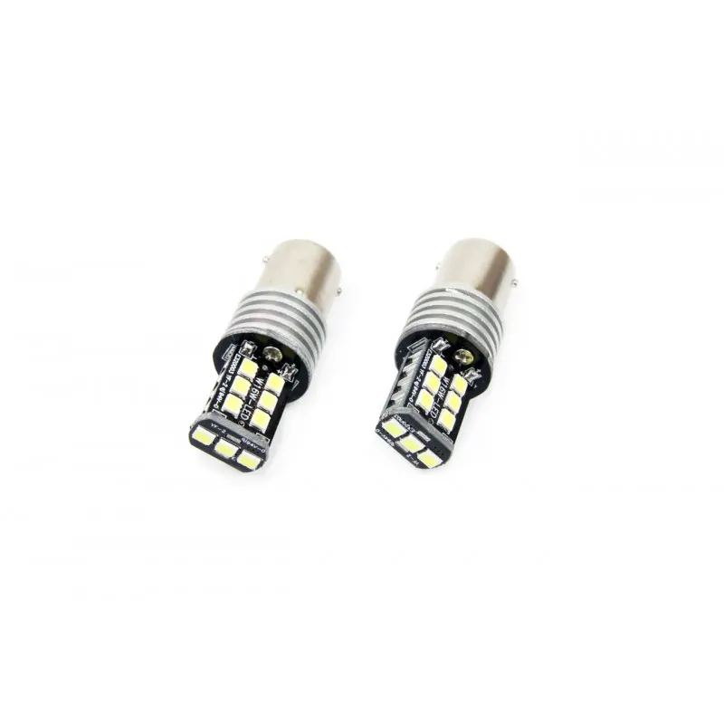 LED CANBUS 15SMD 2835 7,5W 1156 (P21W) Blanc 12V / 24V AMIO 01293